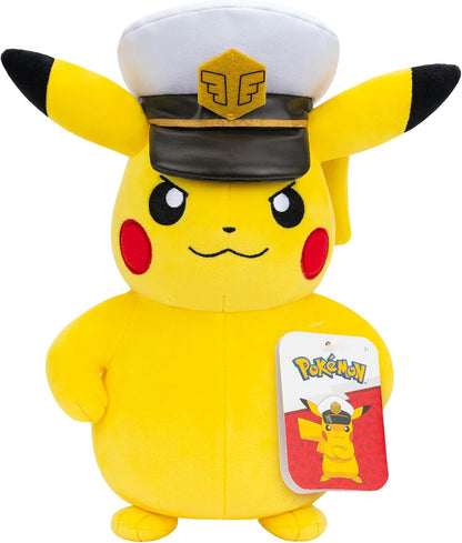 Pokemon 8" Captain Pikachu Plush