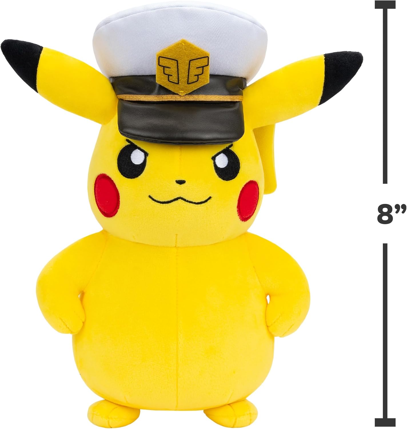 Pokemon 8" Captain Pikachu Plush