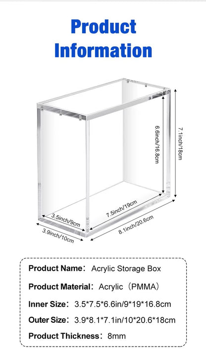 Elite Trainer Box Pokémon Collection Protection Display ETB Acrylic Case with Magnetic Lid